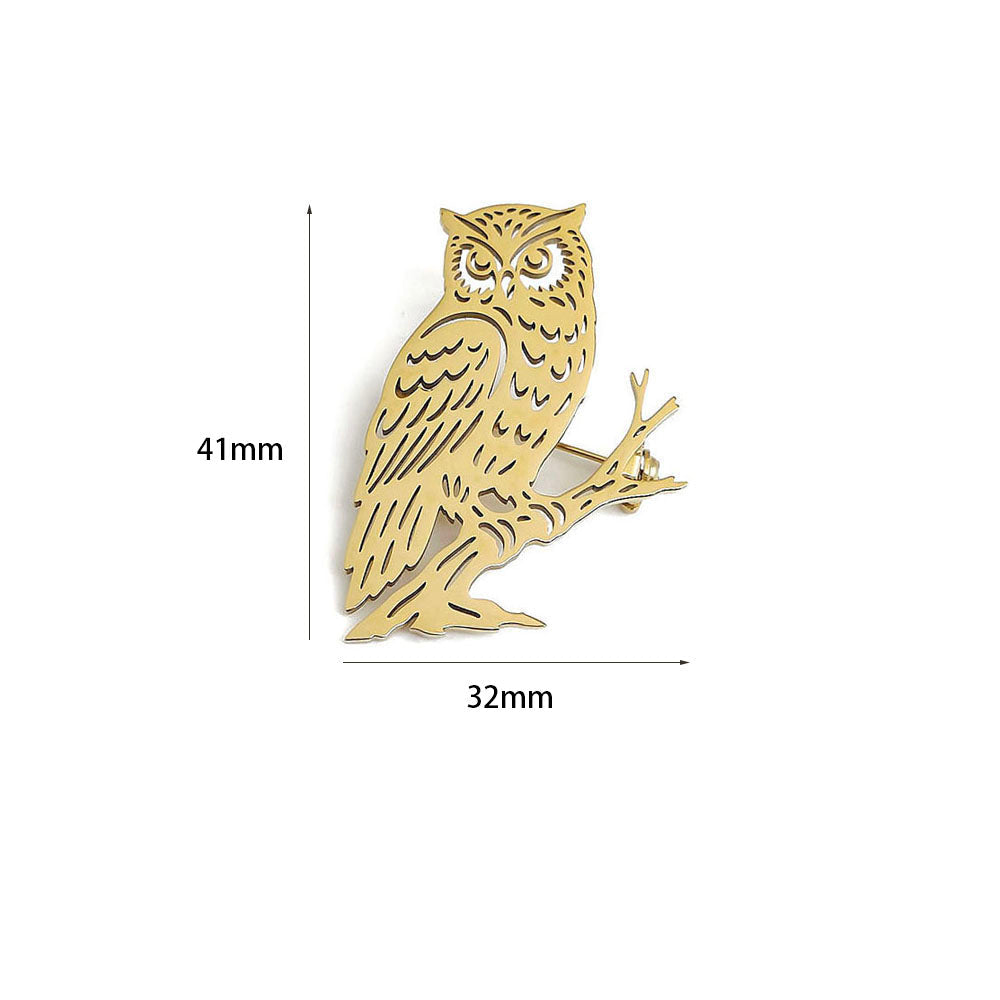 Owl Brooch Pin