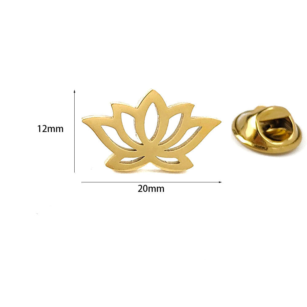 Lotus Brooch Pin