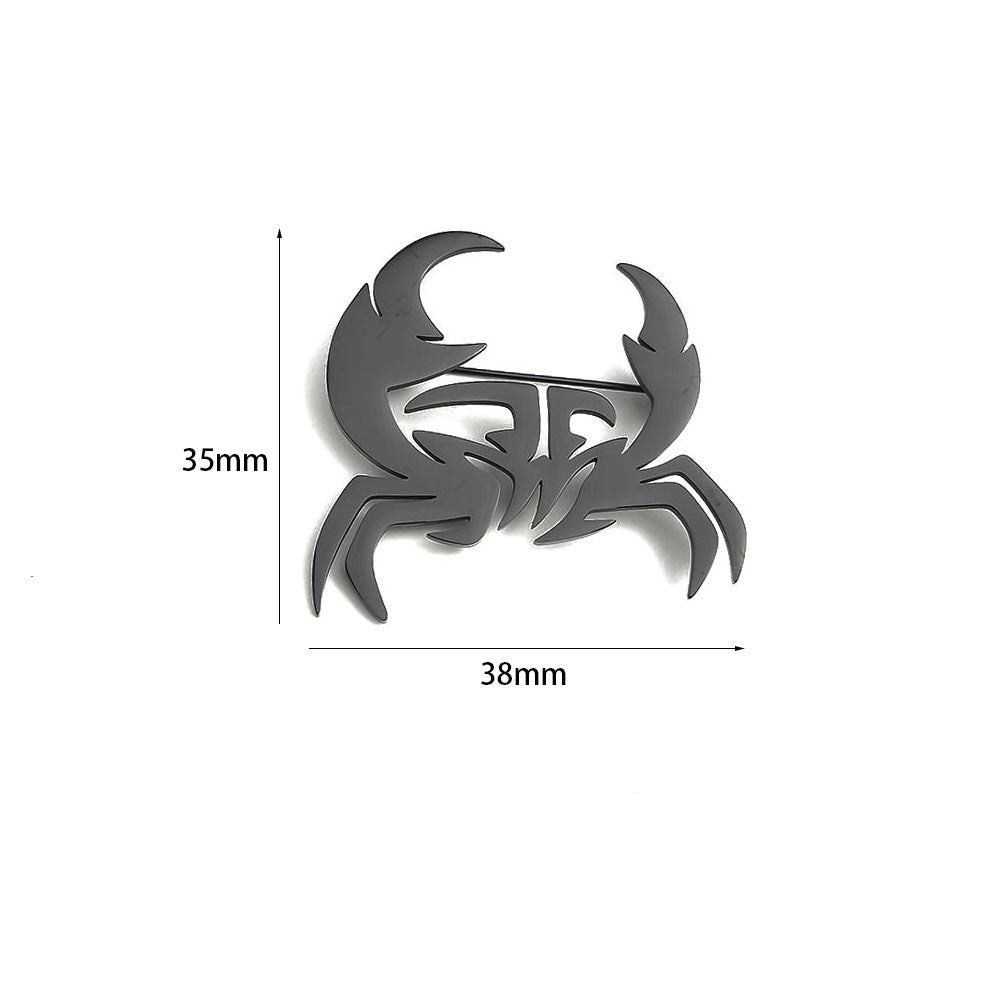 Crab Brooch Pin