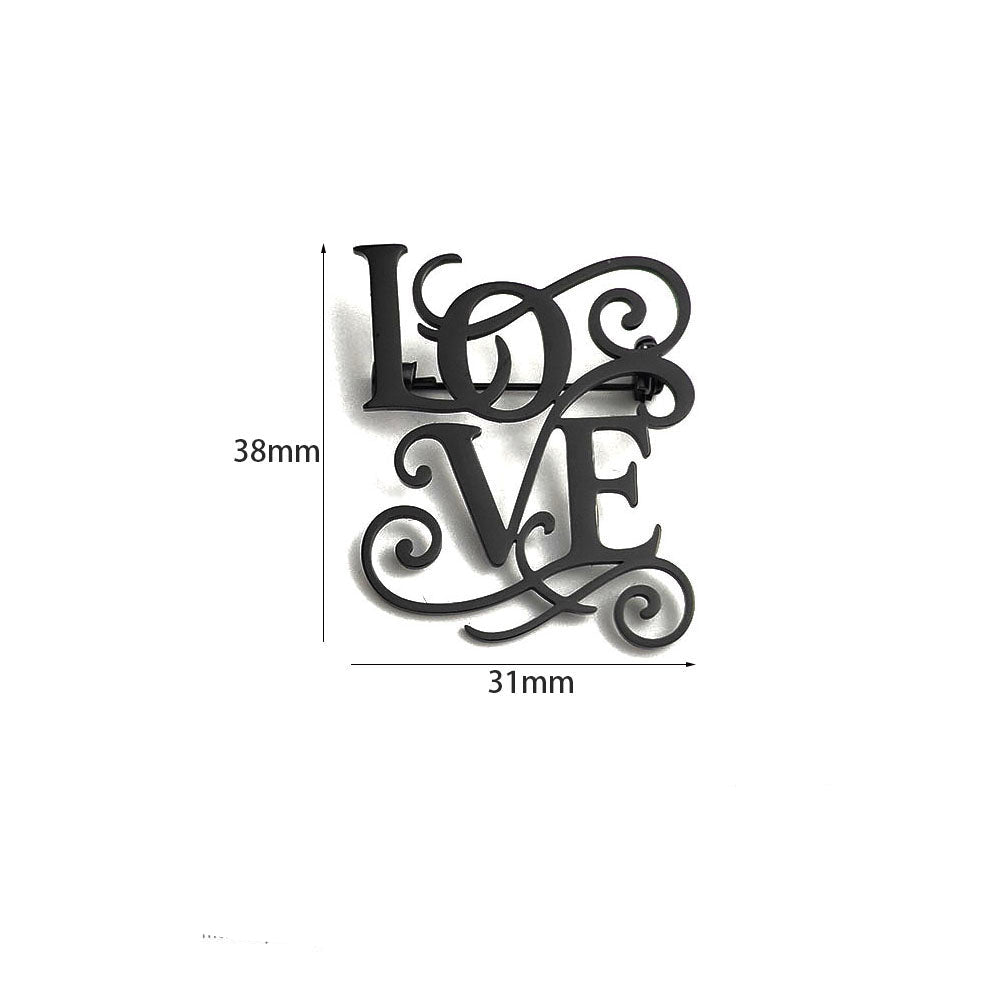 Love Brooch Pin