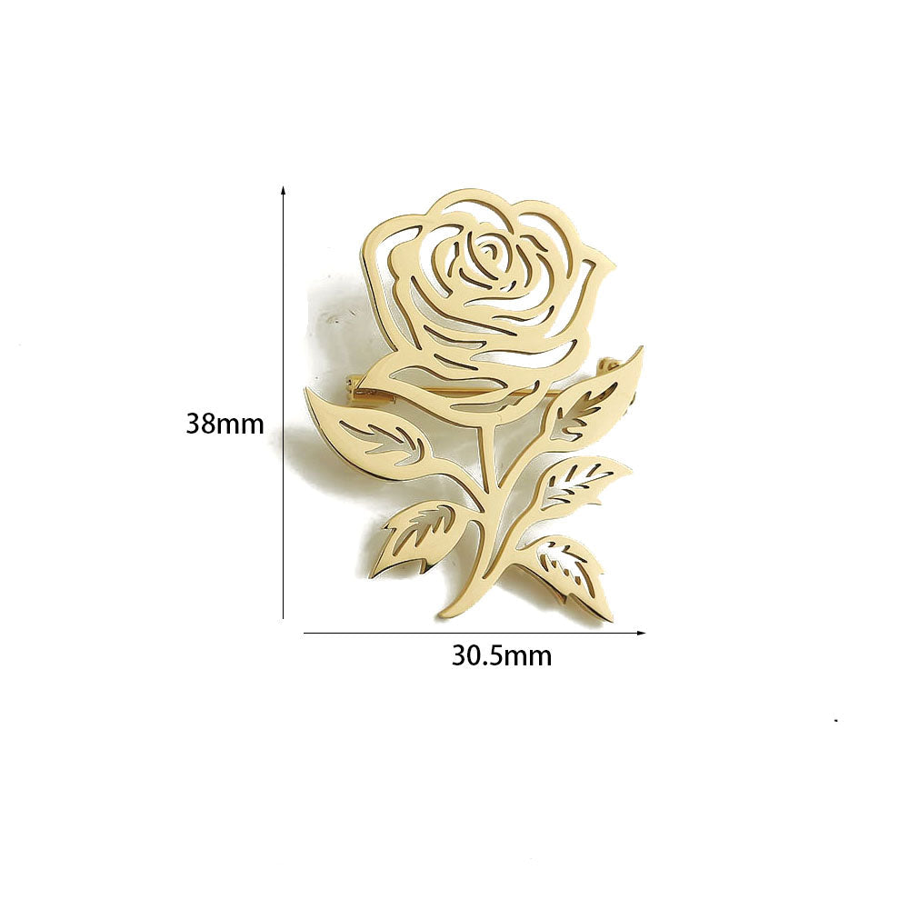 Rose Brooch Pin