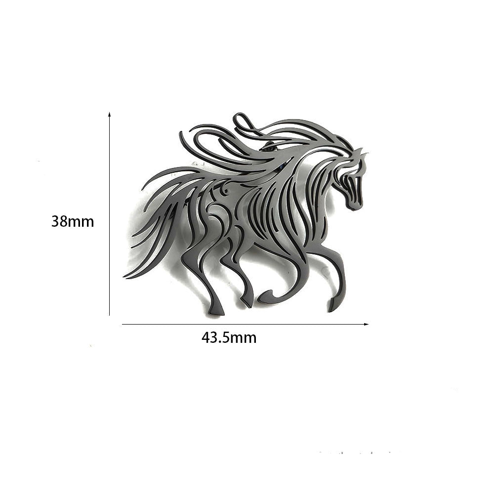 Tribal Horse Brooch Pin