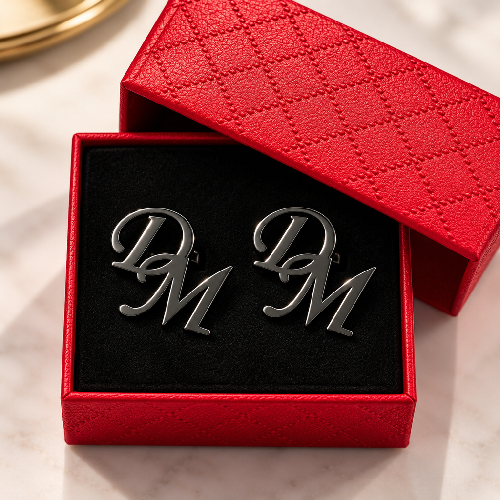 Custom Initials Cufflinks