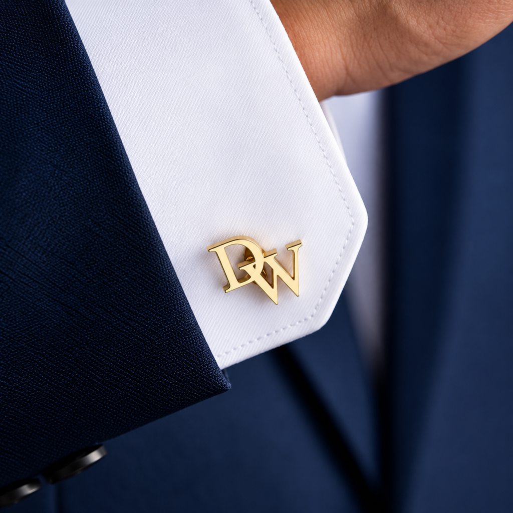 Custom Initials Cufflinks