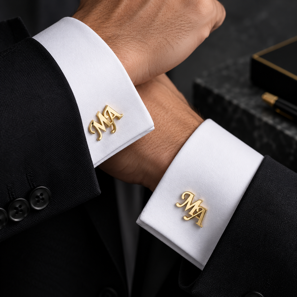 Custom Initials Cufflinks