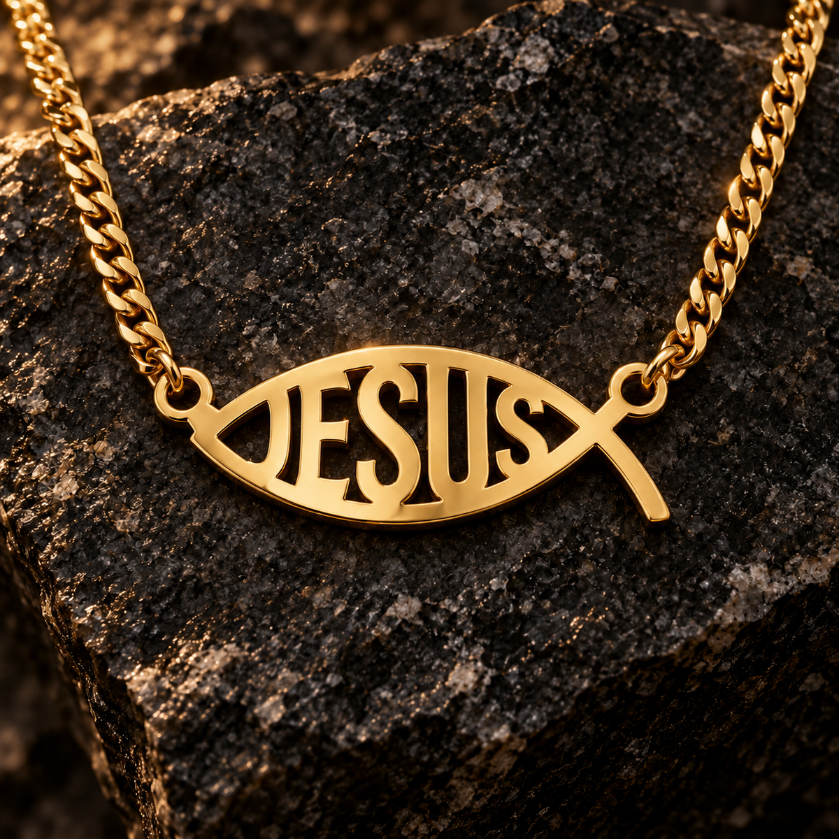 Jesus Fish Necklace