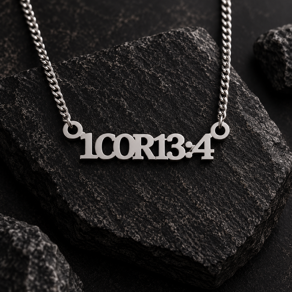 1 Corinthians 13:4 Necklace