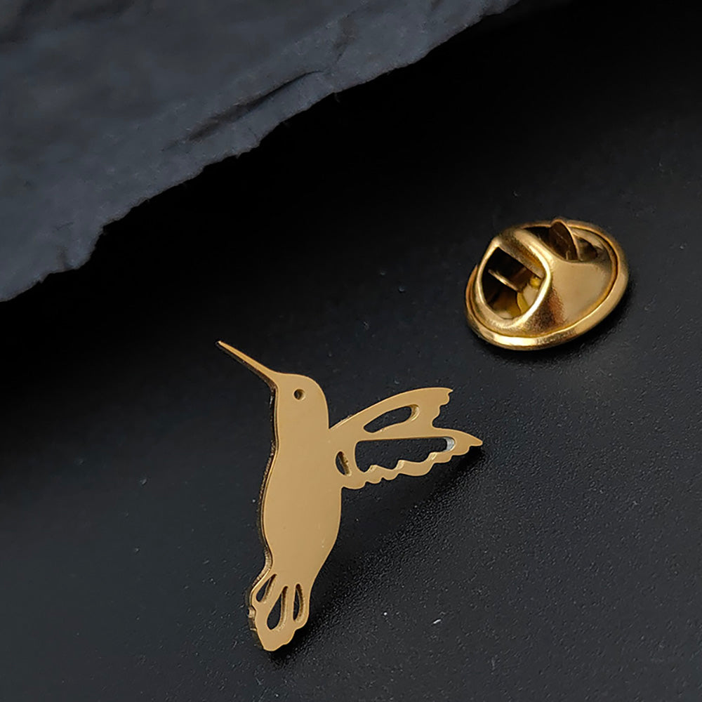 Hummingbird Brooch Pin