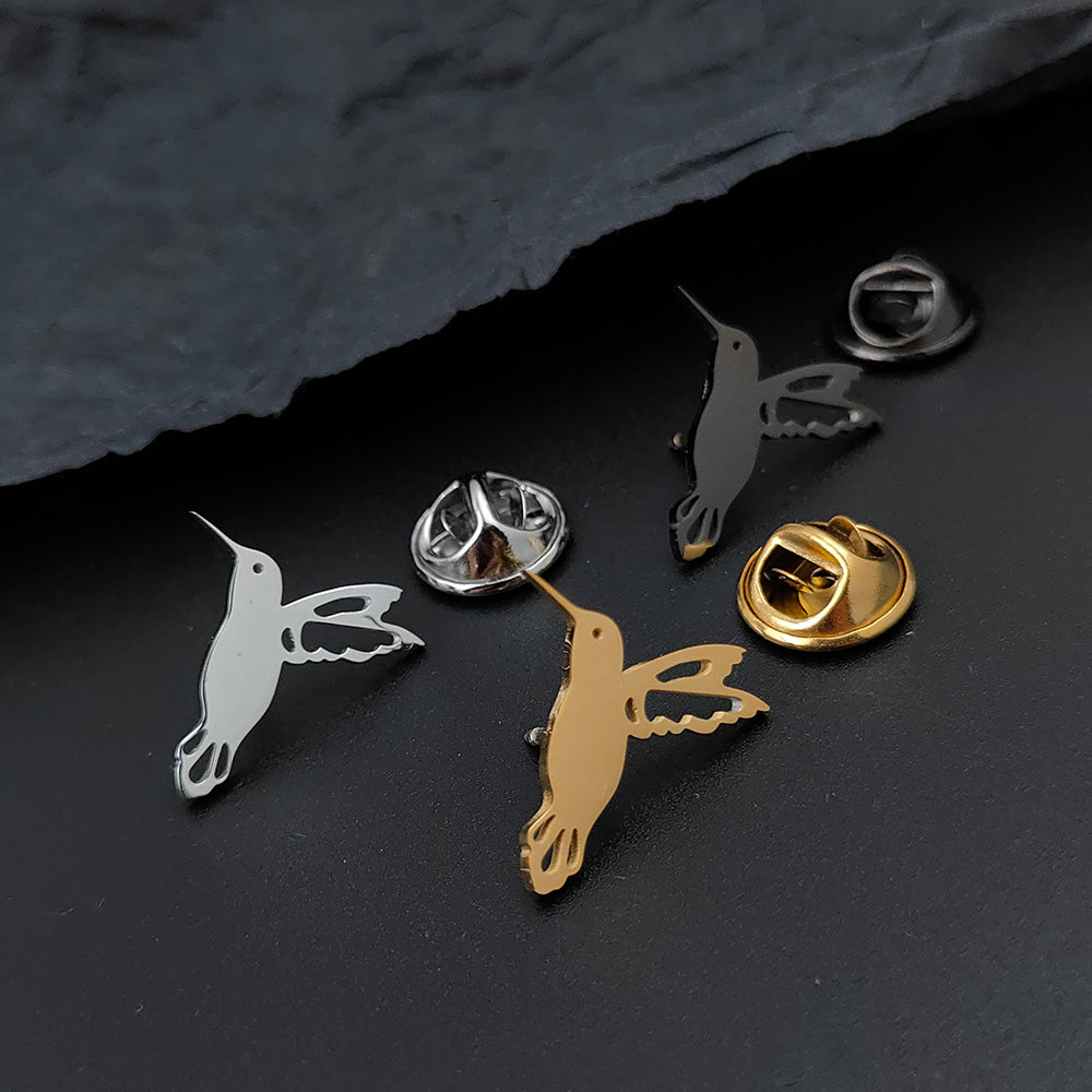 Hummingbird Brooch Pin