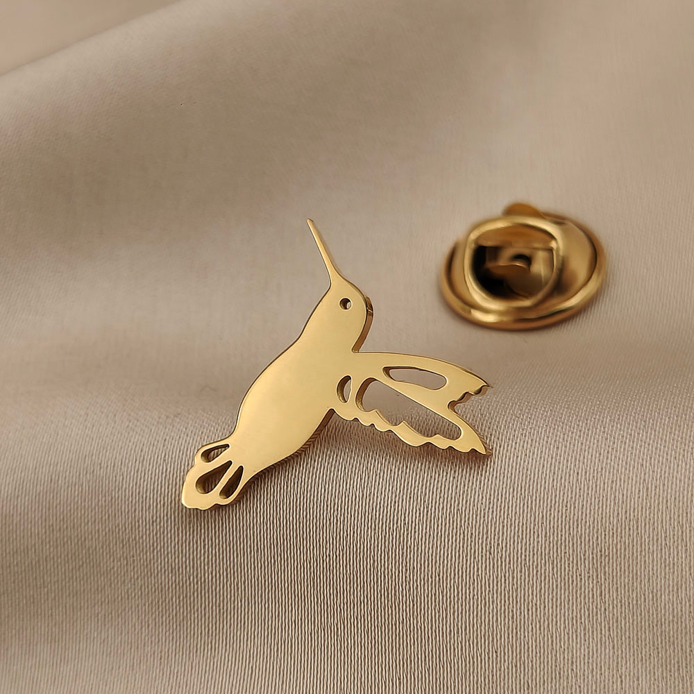Hummingbird Brooch Pin