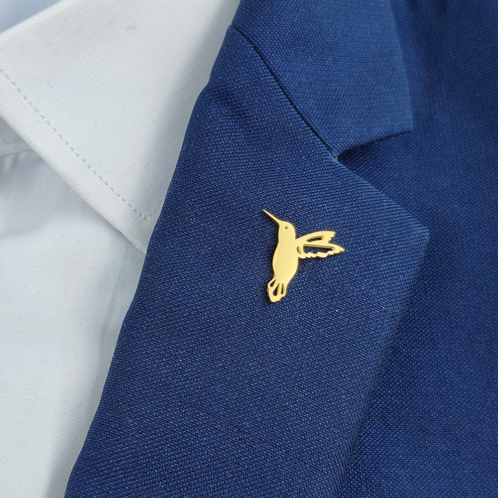 Hummingbird Brooch Pin
