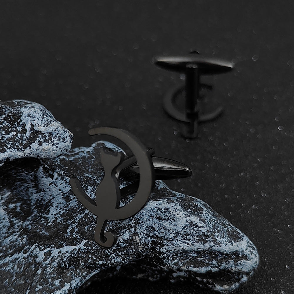 Cat Moon Cufflinks