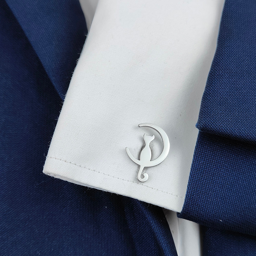 Cat Moon Cufflinks