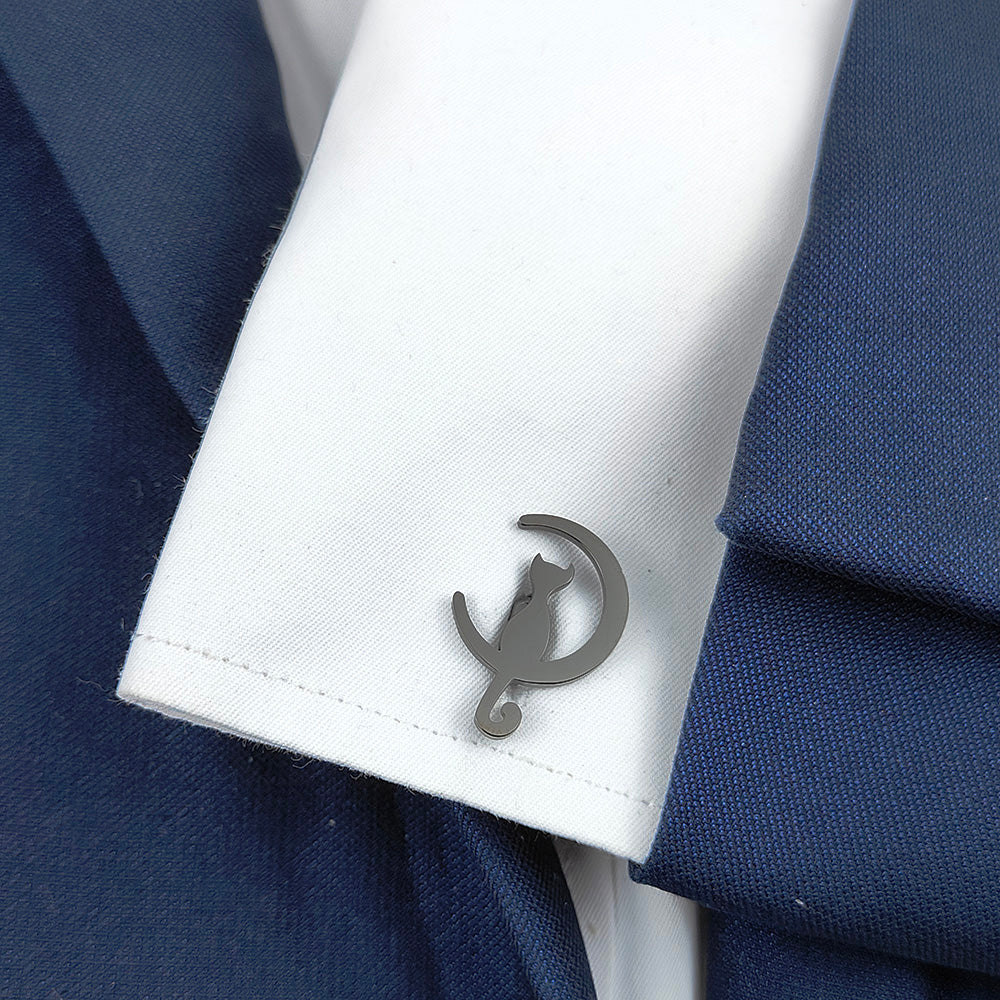 Cat Moon Cufflinks