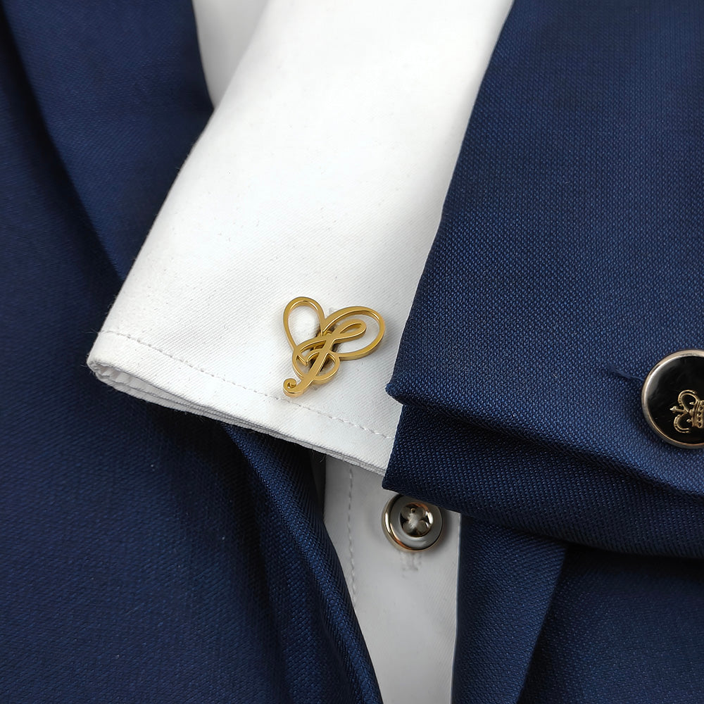 Music Heart Cufflinks