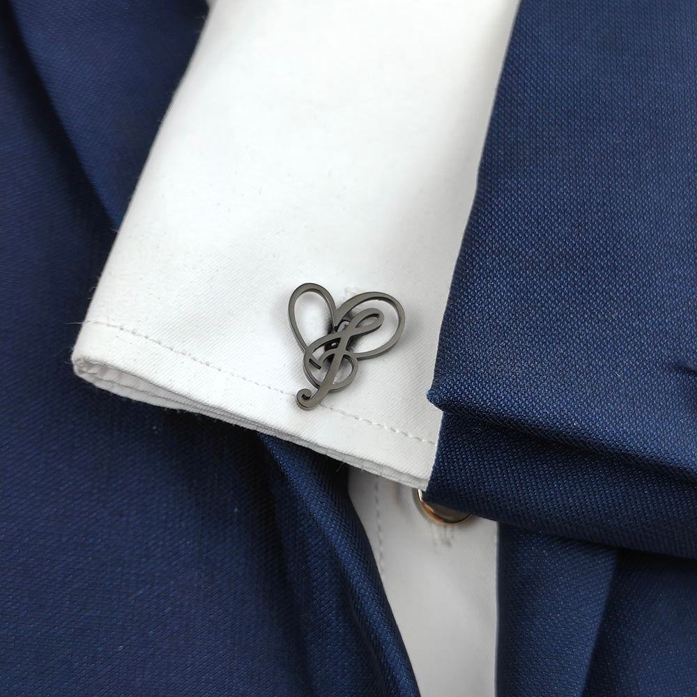 Music Heart Cufflinks