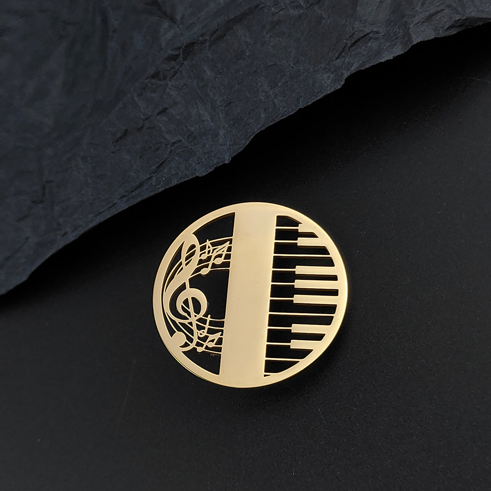 Piano Brooch Pin