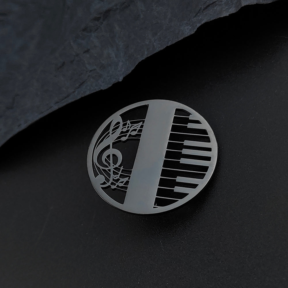 Piano Brooch Pin
