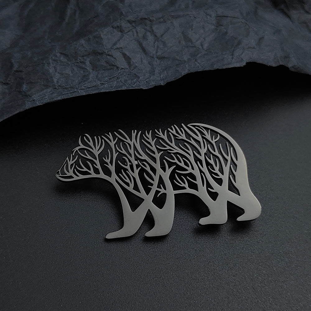 Polar Bear Brooch Pin