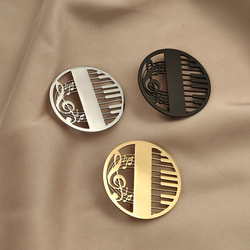 Piano Brooch Pin