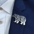 Polar Bear Brooch Pin
