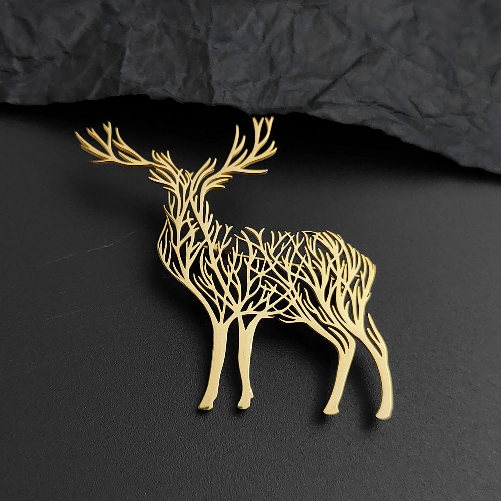 Deer Brooch Pin