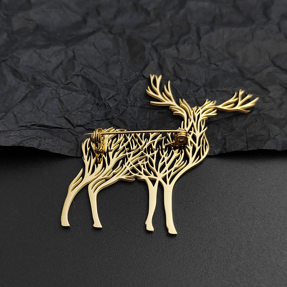 Deer Brooch Pin