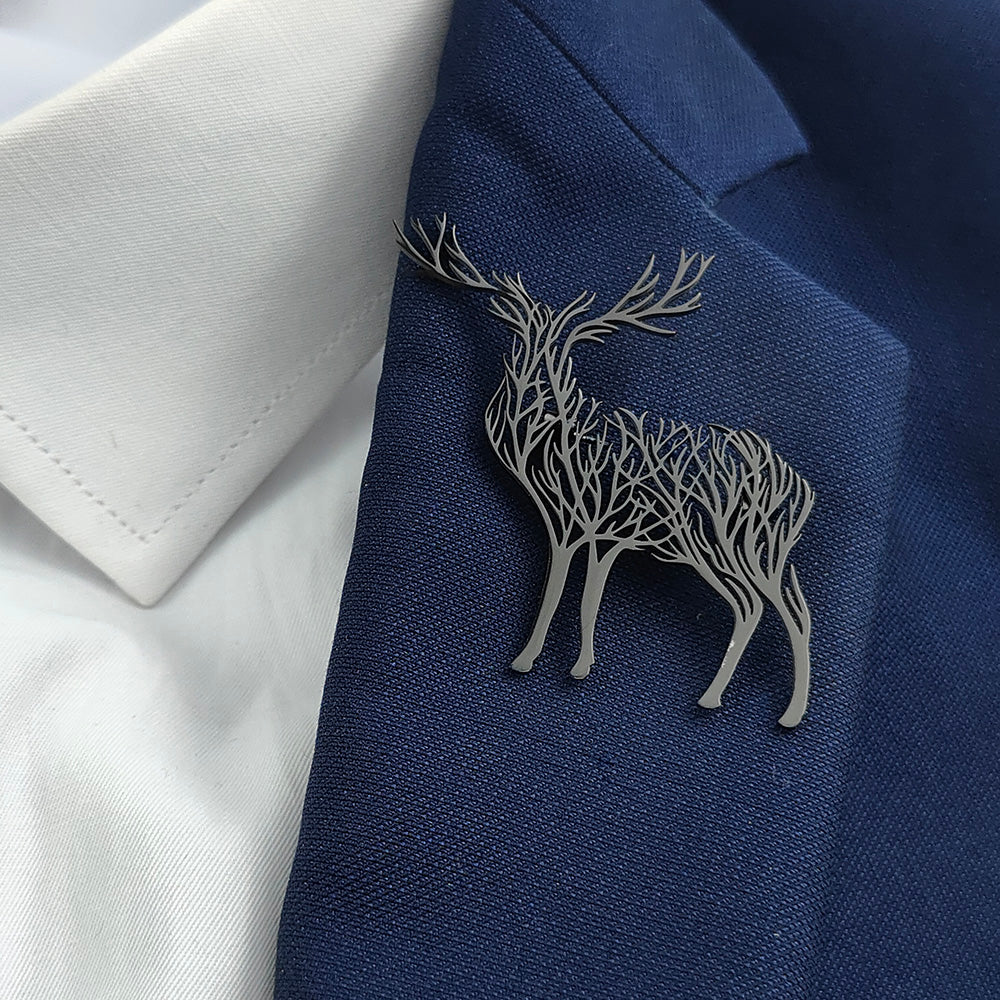 Deer Brooch Pin