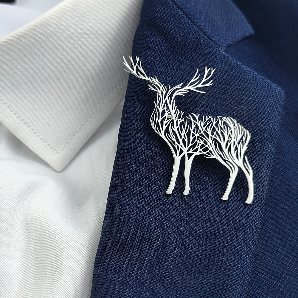 Deer Brooch Pin