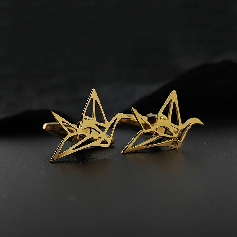 Paper Crane Cufflinks