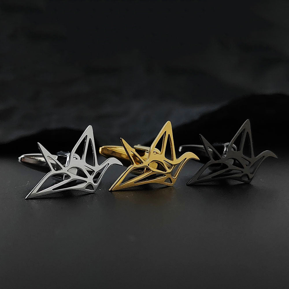 Paper Crane Cufflinks