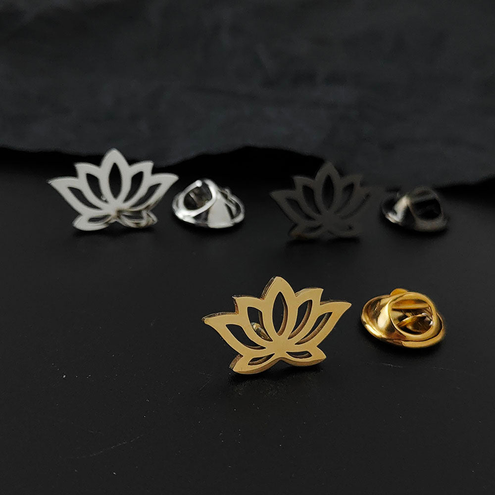 Lotus Brooch Pin