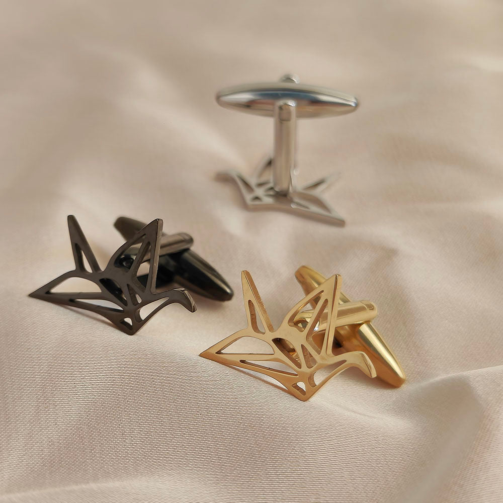 Paper Crane Cufflinks