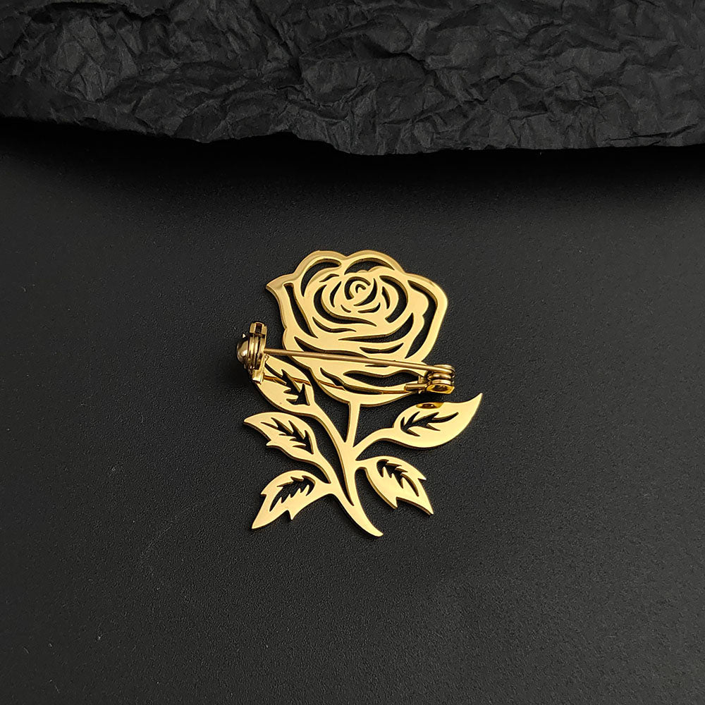 Rose Brooch Pin