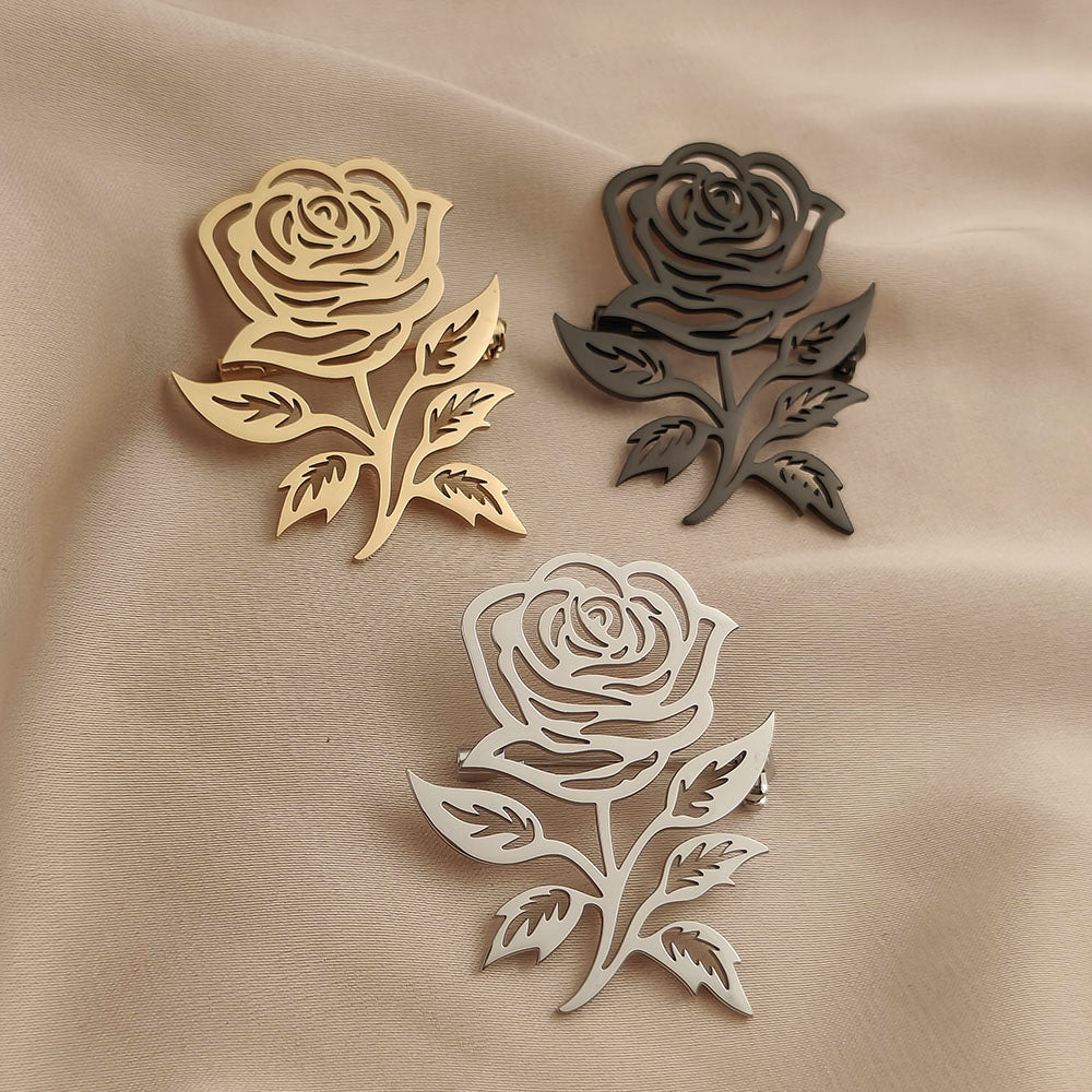 Rose Brooch Pin