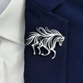 Tribal Horse Brooch Pin