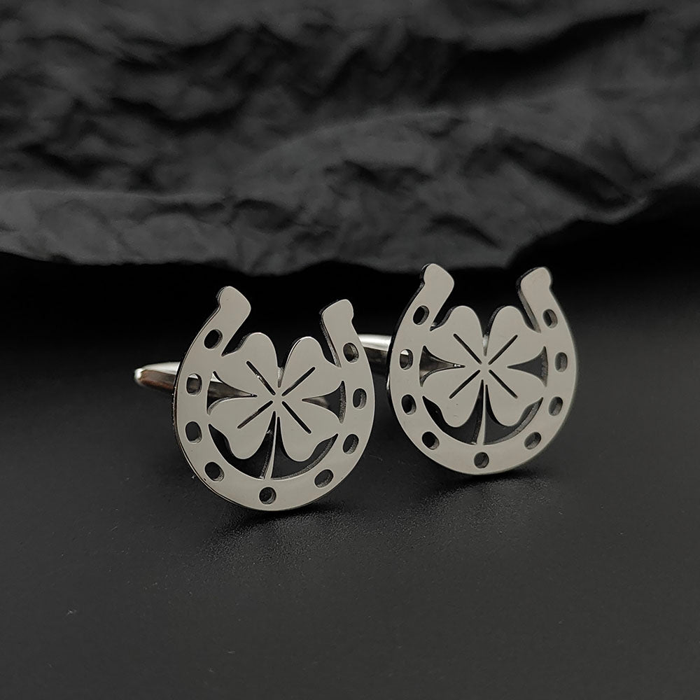 Horseshoe Clover Cufflinks