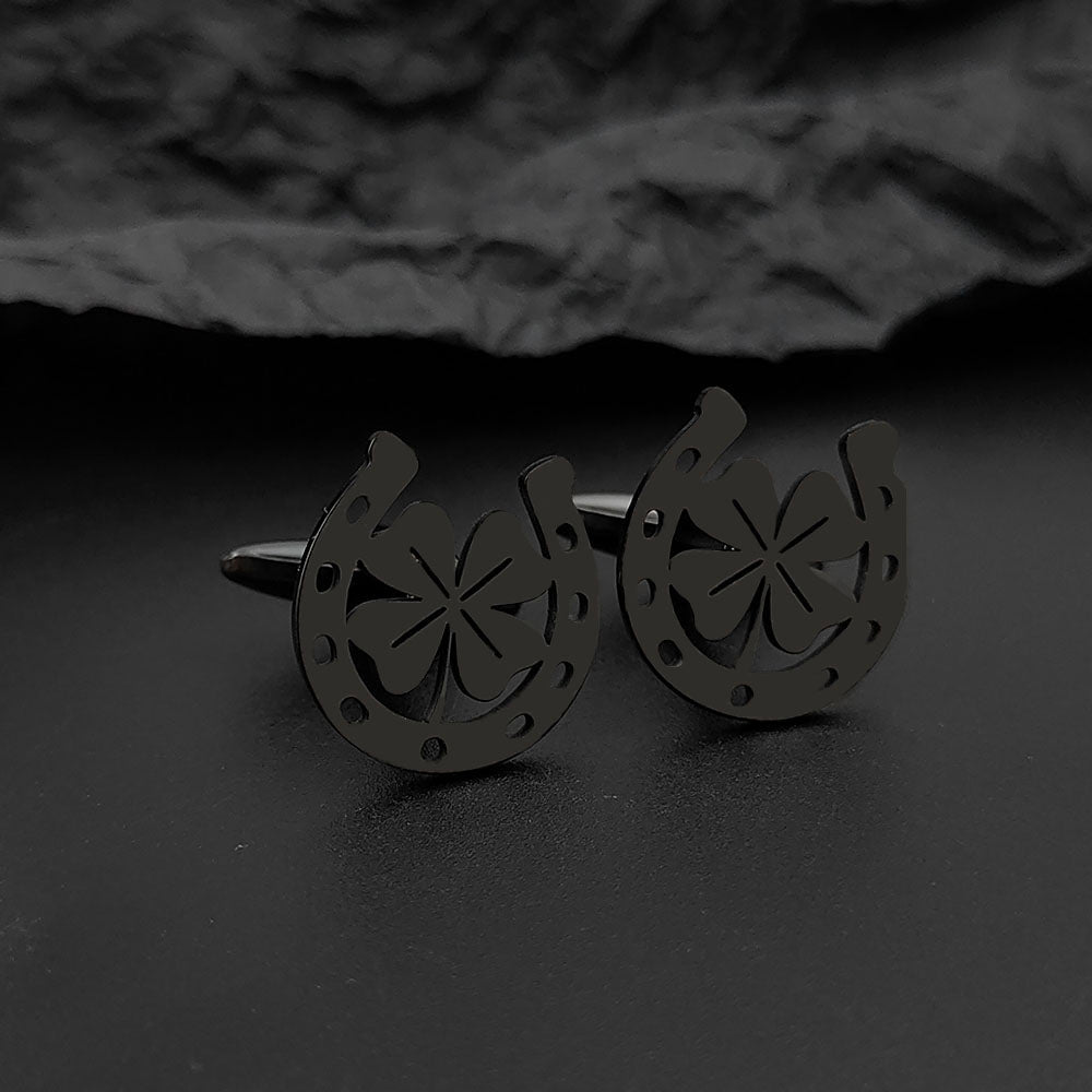Horseshoe Clover Cufflinks