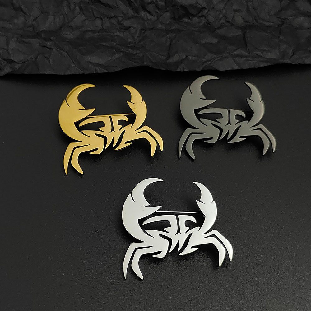 Crab Brooch Pin