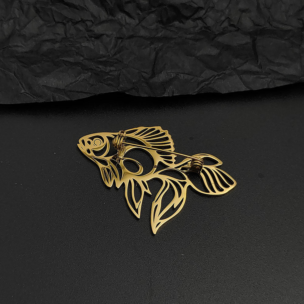 Fish Brooch Pin