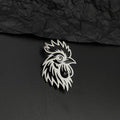 Rooster Head Brooch Pin