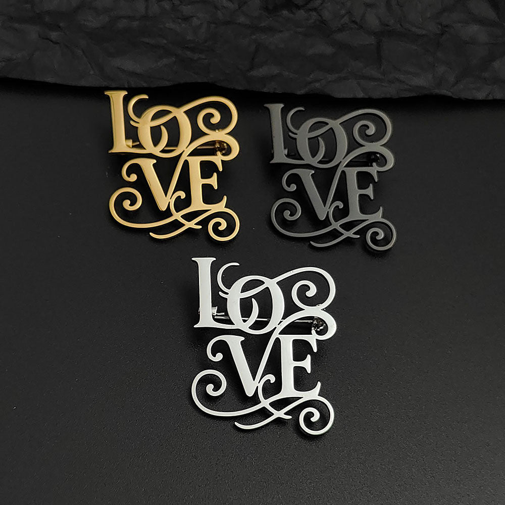 Love Brooch Pin
