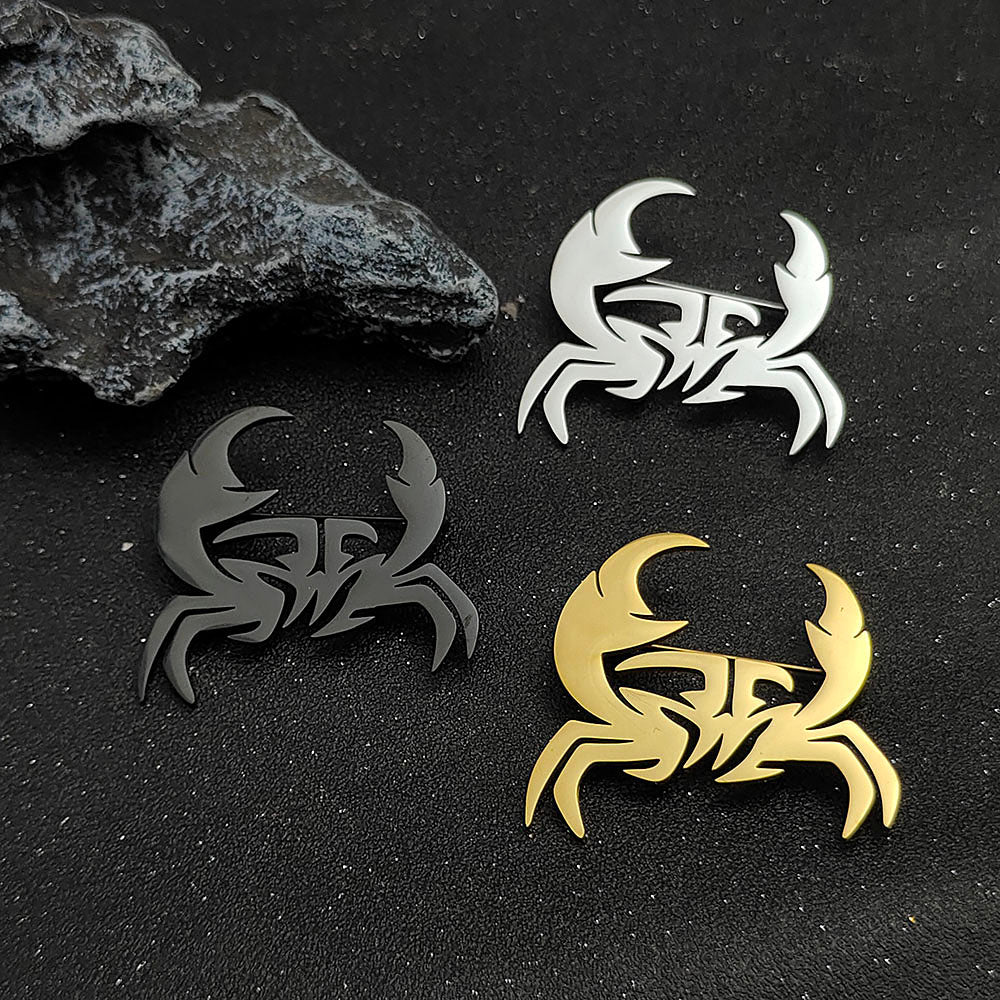 Crab Brooch Pin