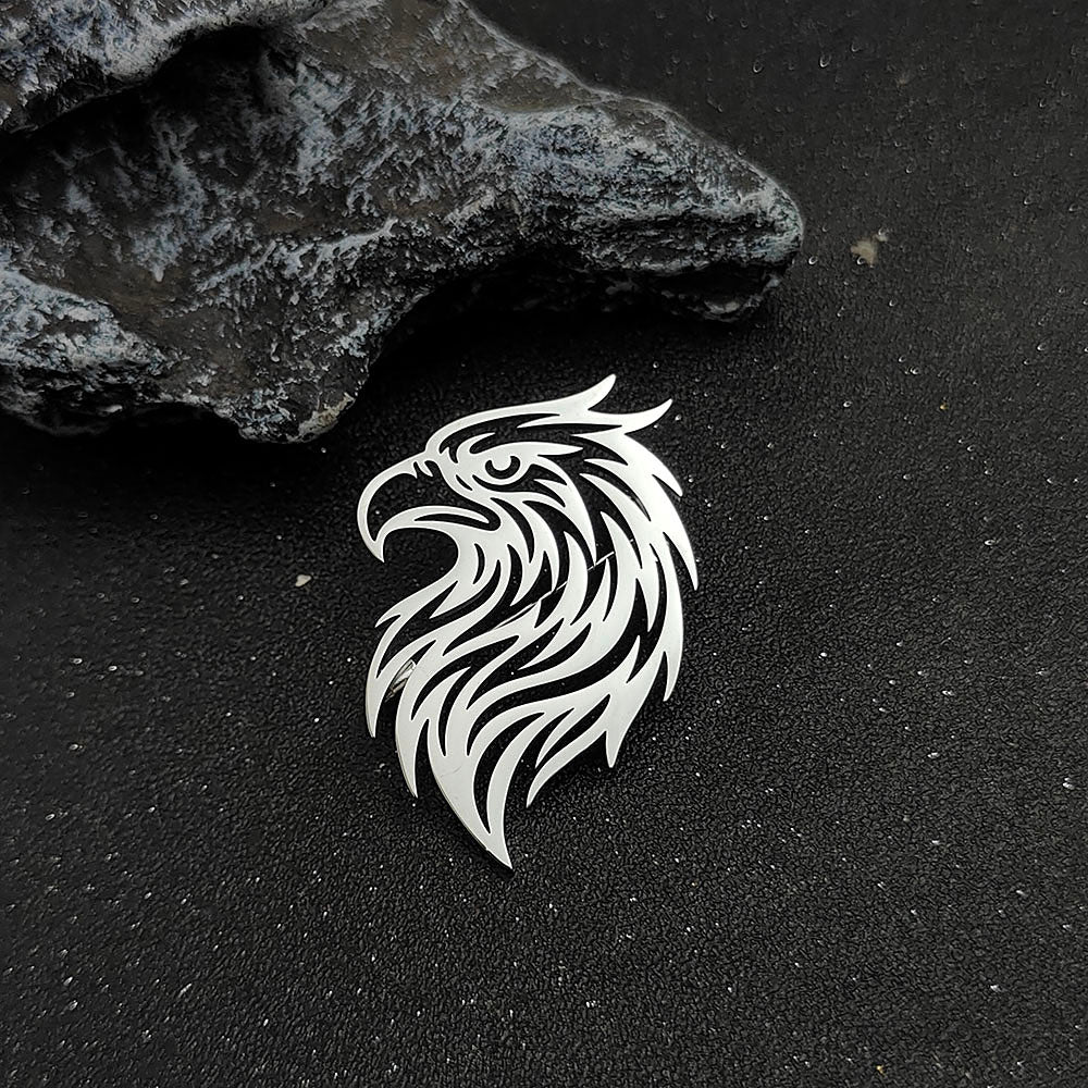 Eagle Head Brooch Pin