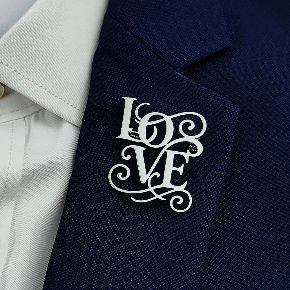 Love Brooch Pin