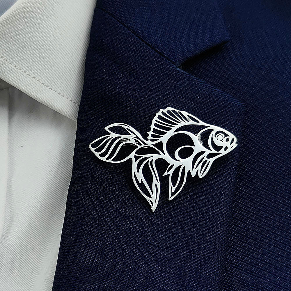 Fish Brooch Pin
