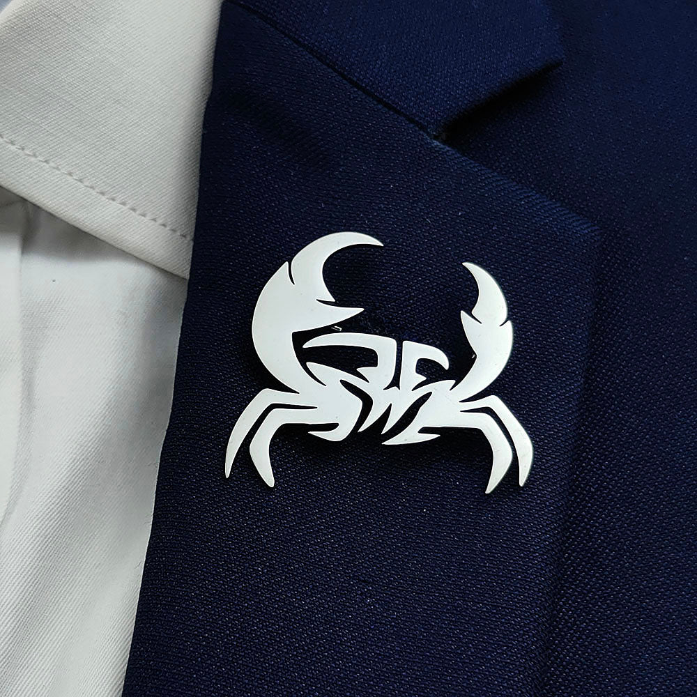 Crab Brooch Pin
