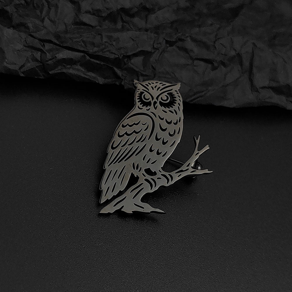 Owl Brooch Pin