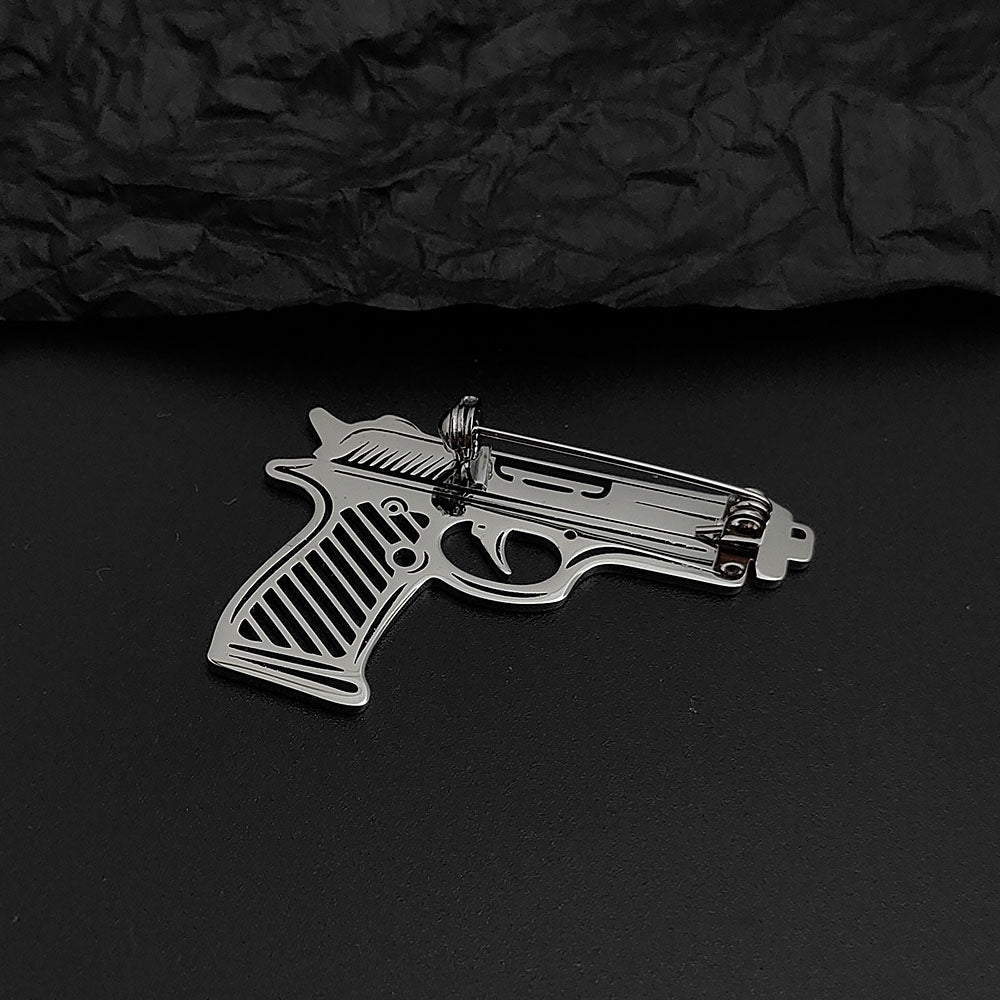 Pistol Brooch Pin