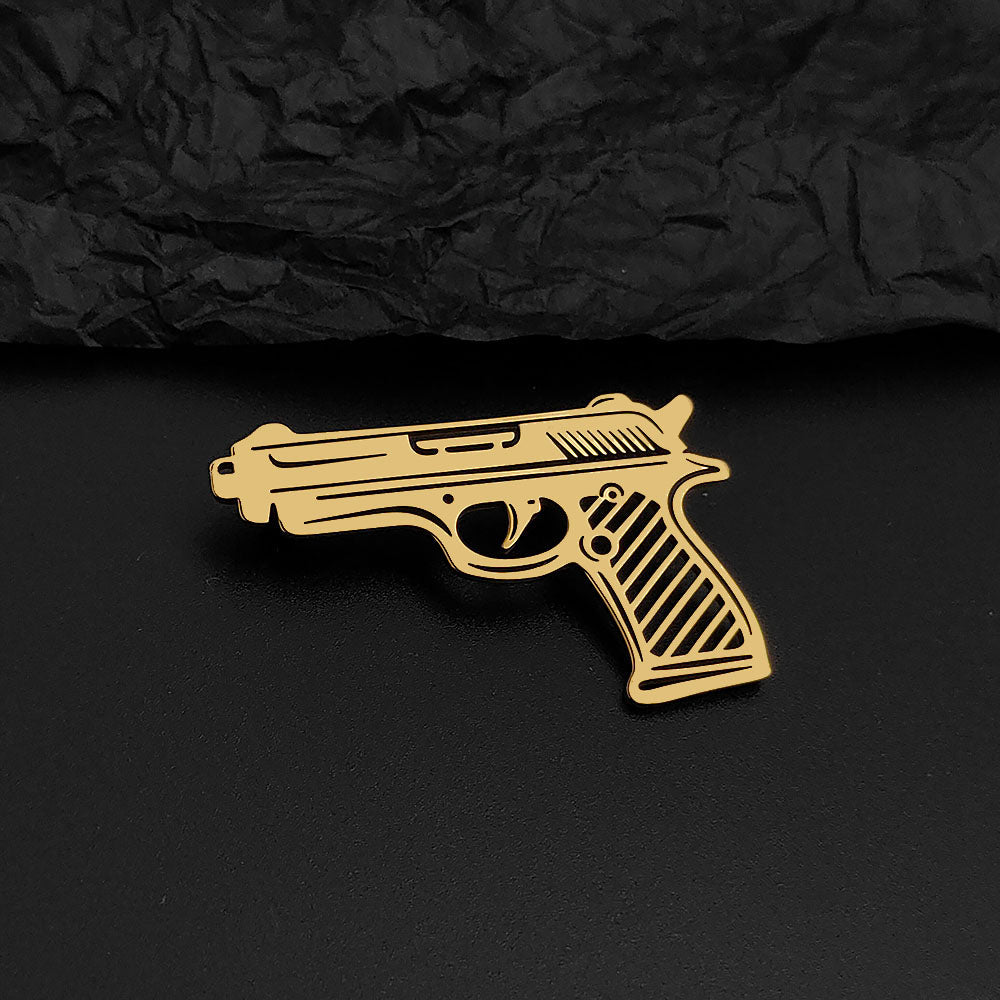 Pistol Brooch Pin